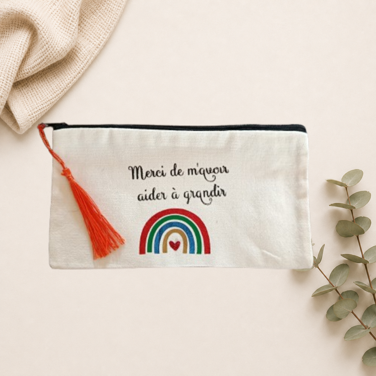 Petite pochette à message