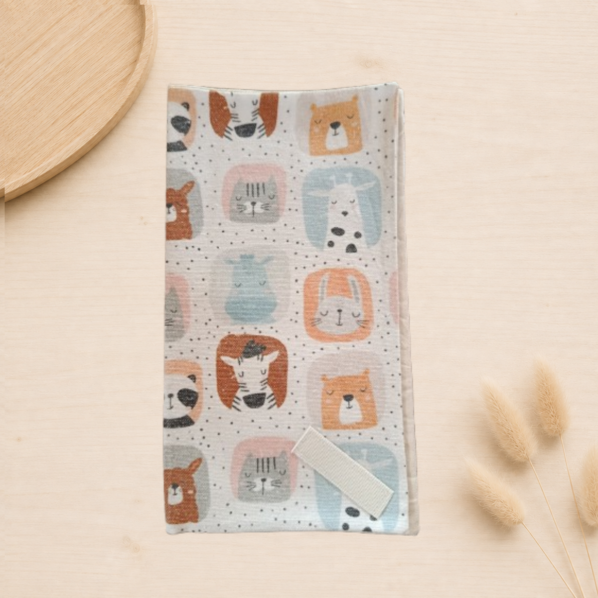 Emballage réutilisable pour sandwich pain de mie fait main en France animaux