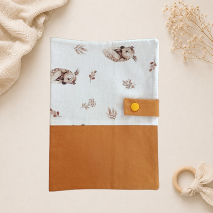 Protège carnet de santé artisanal Raph’&Rom faon