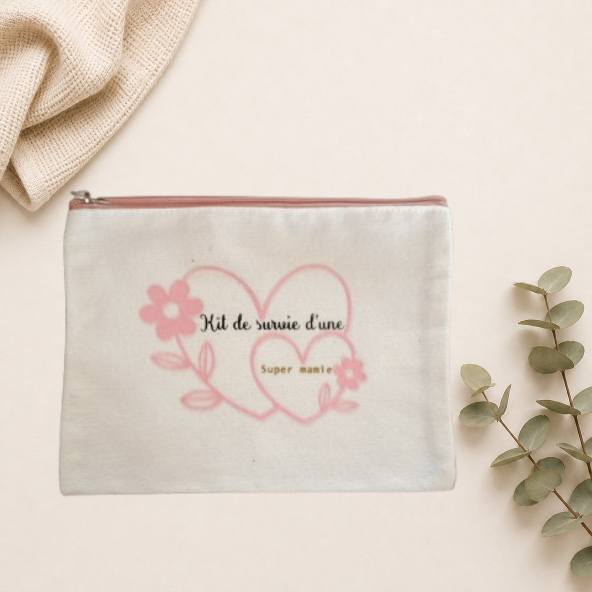 Petite pochette à message