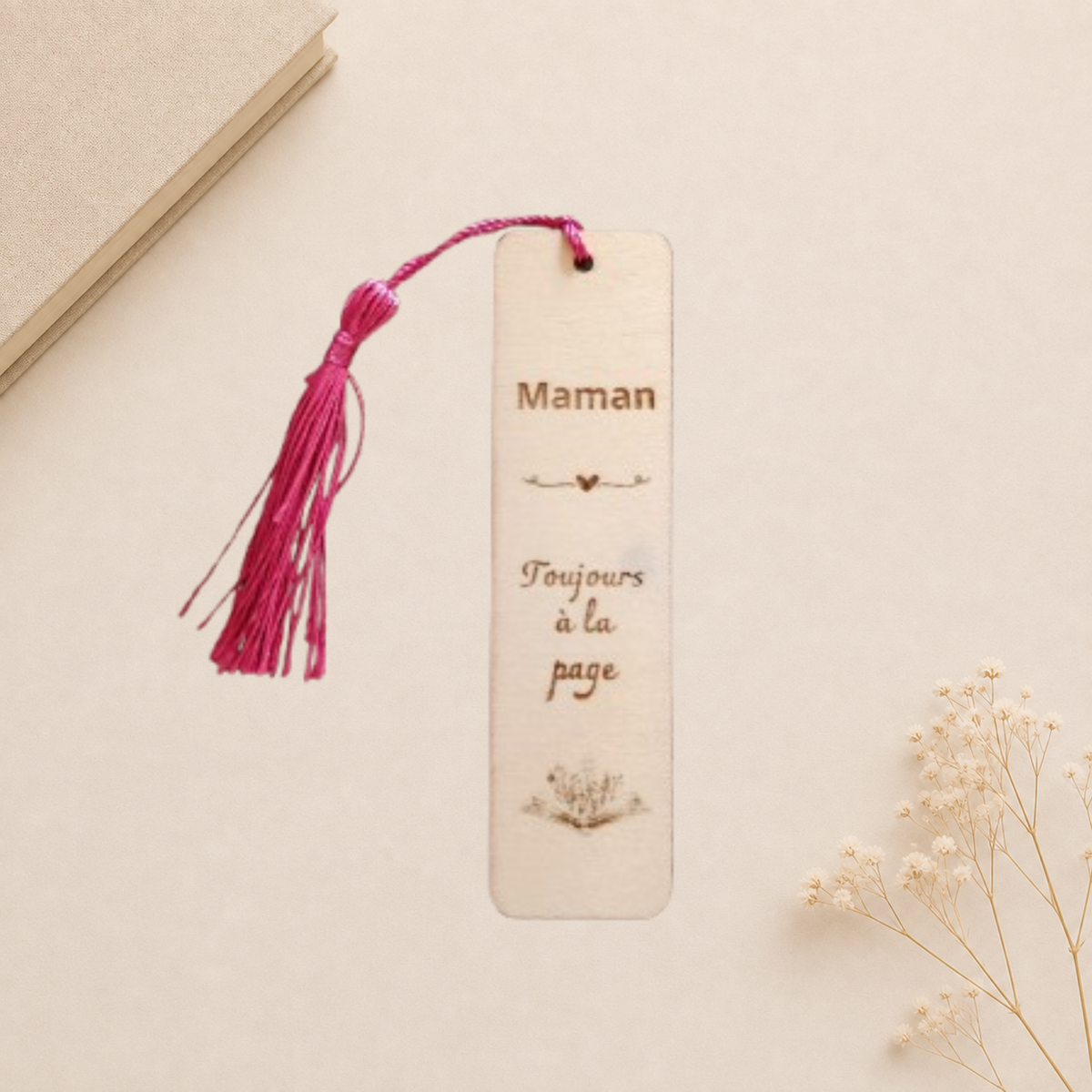 Marque page maman à la page
