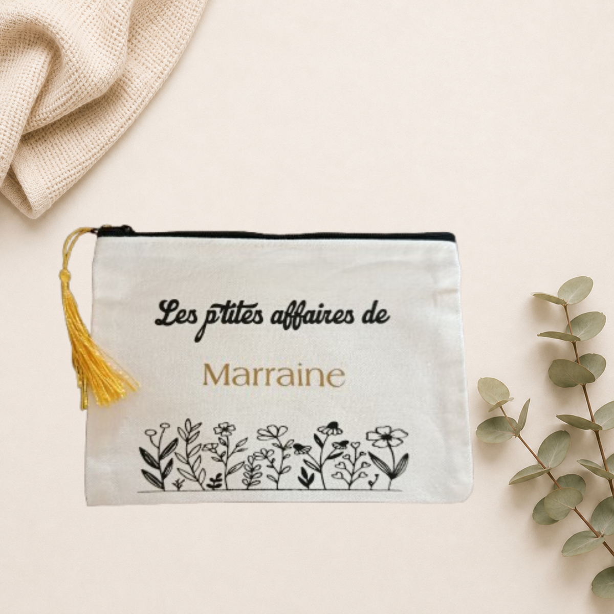 Petite pochette à message