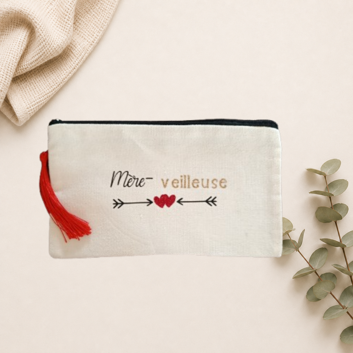 Petite pochette à message