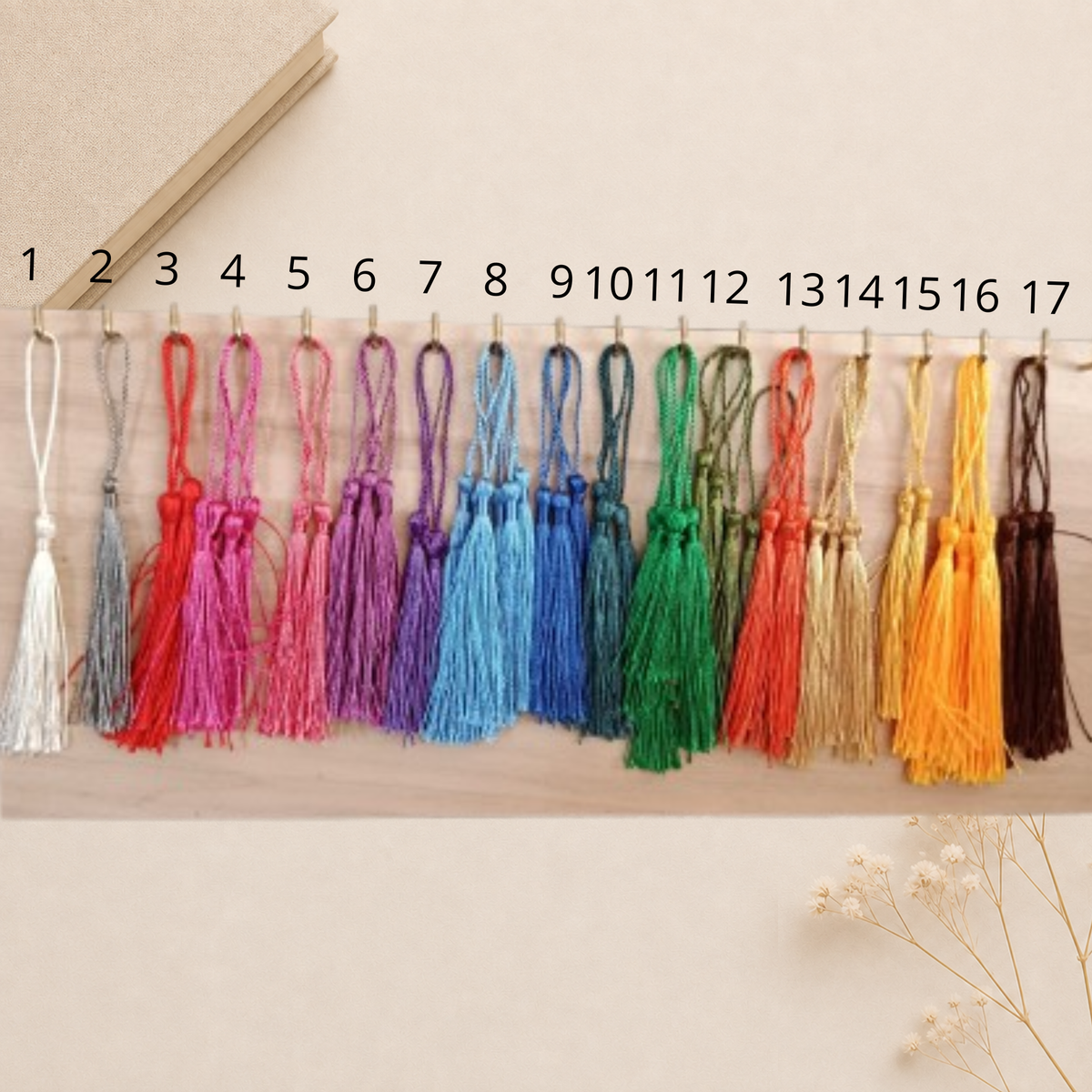 pompom pour les marque pages