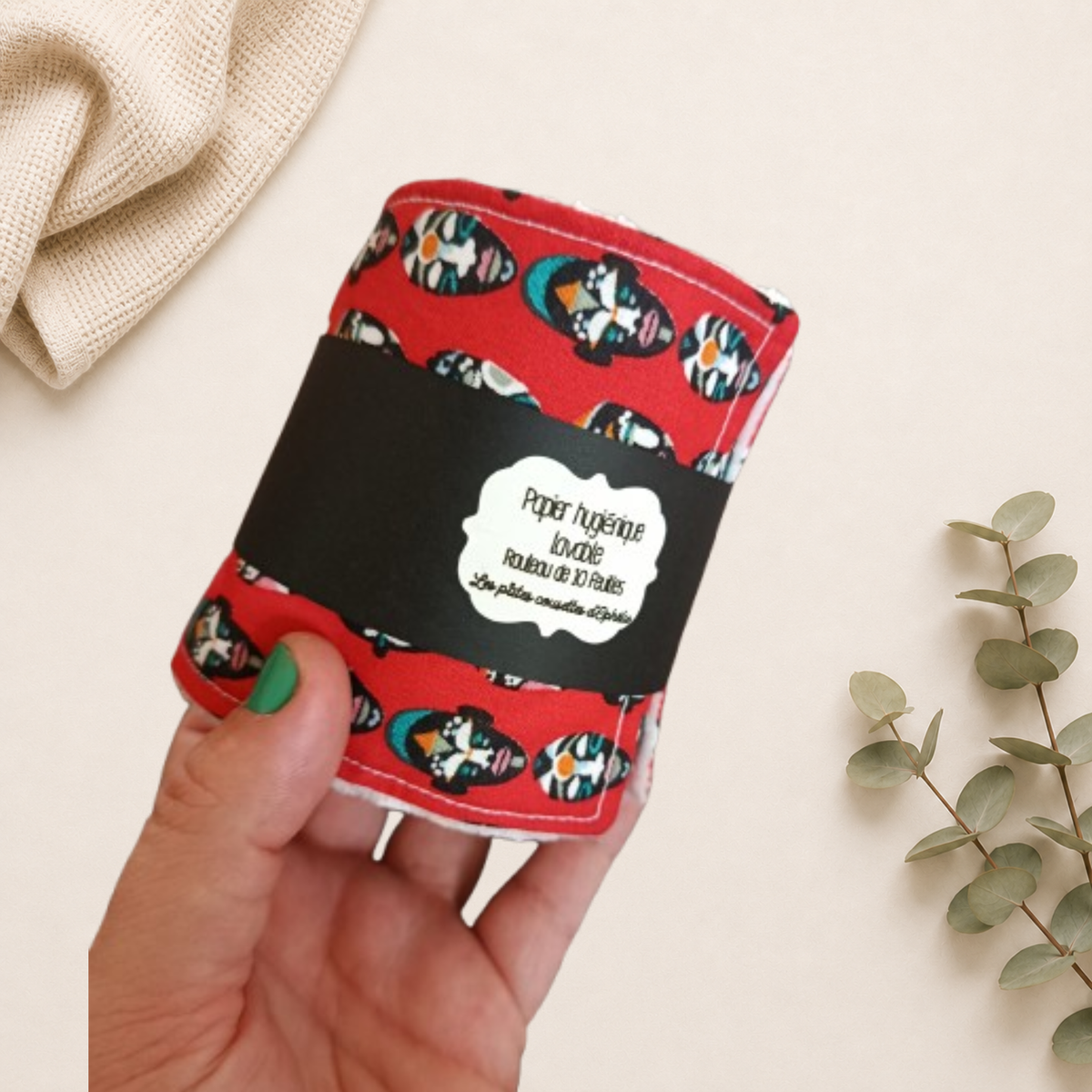 Papier toilette lavable